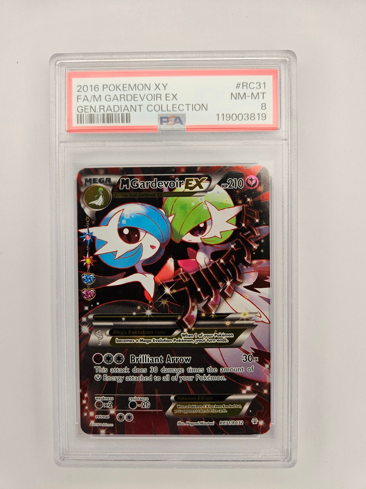 PSA 8 M Gardevoir EX RC31/RC32