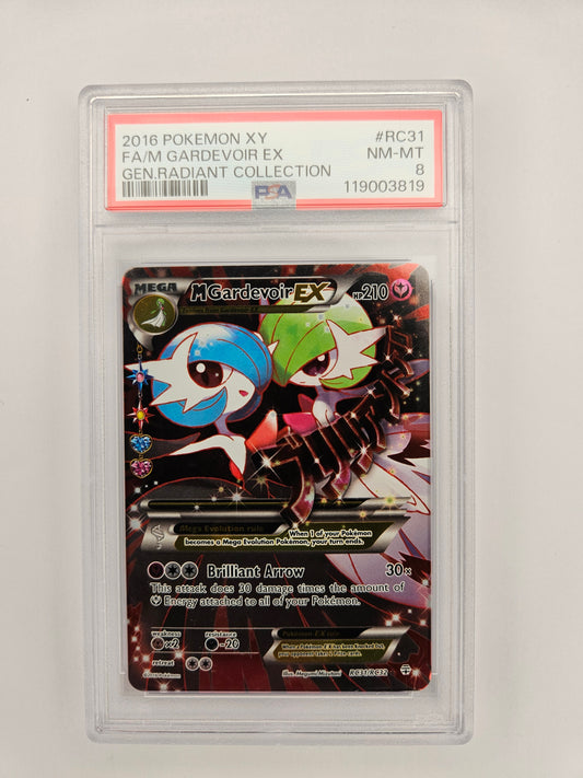 PSA 8 M Gardevoir EX RC31/RC32