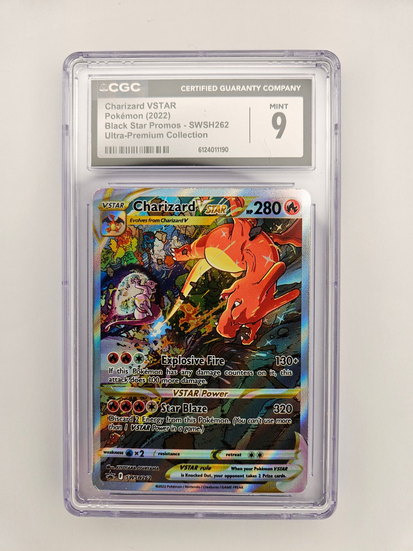CGC 9 Charizard Vstar SWSH262 Promo