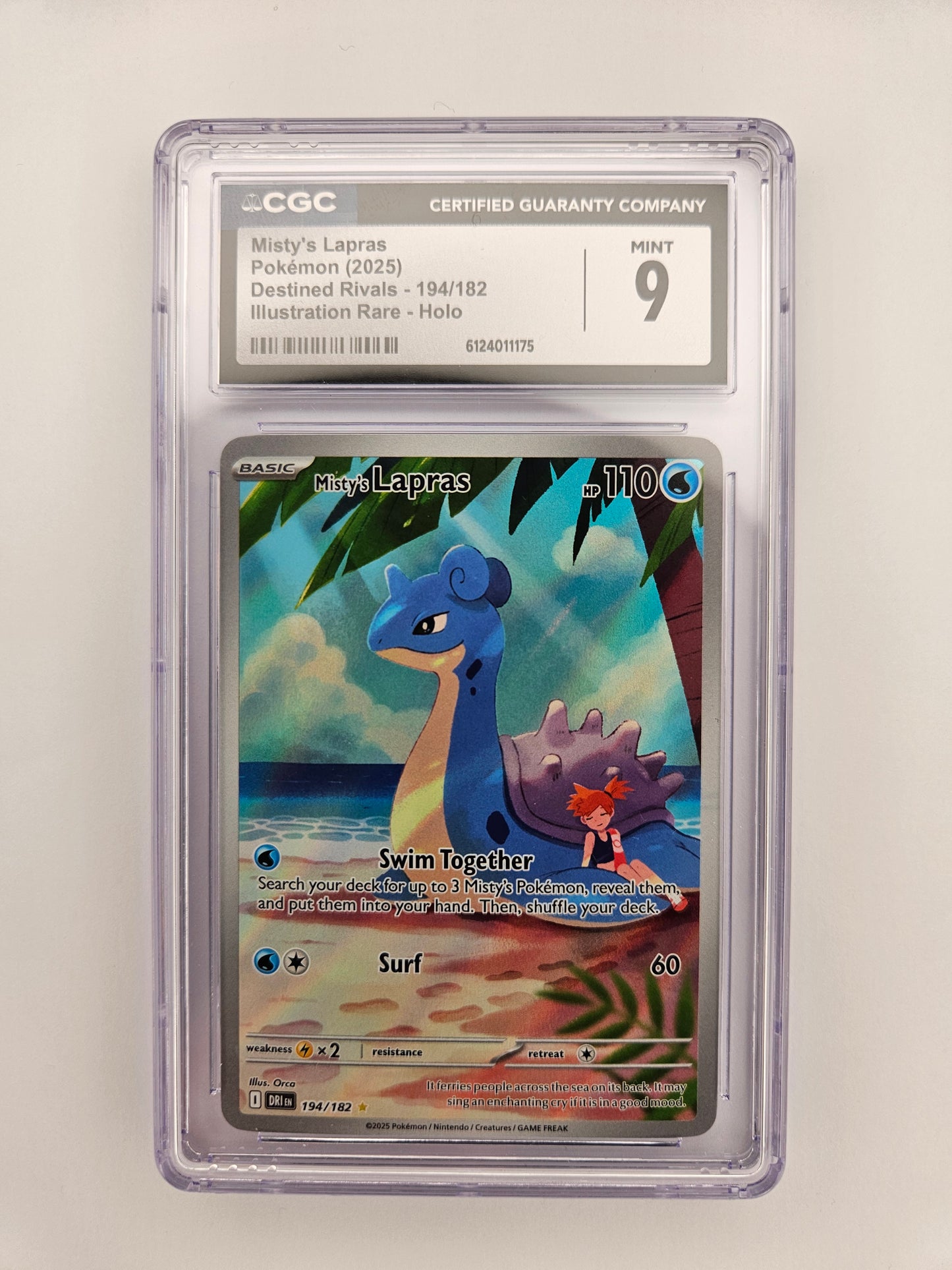 CGC 9 Misty's Lapras 194/182