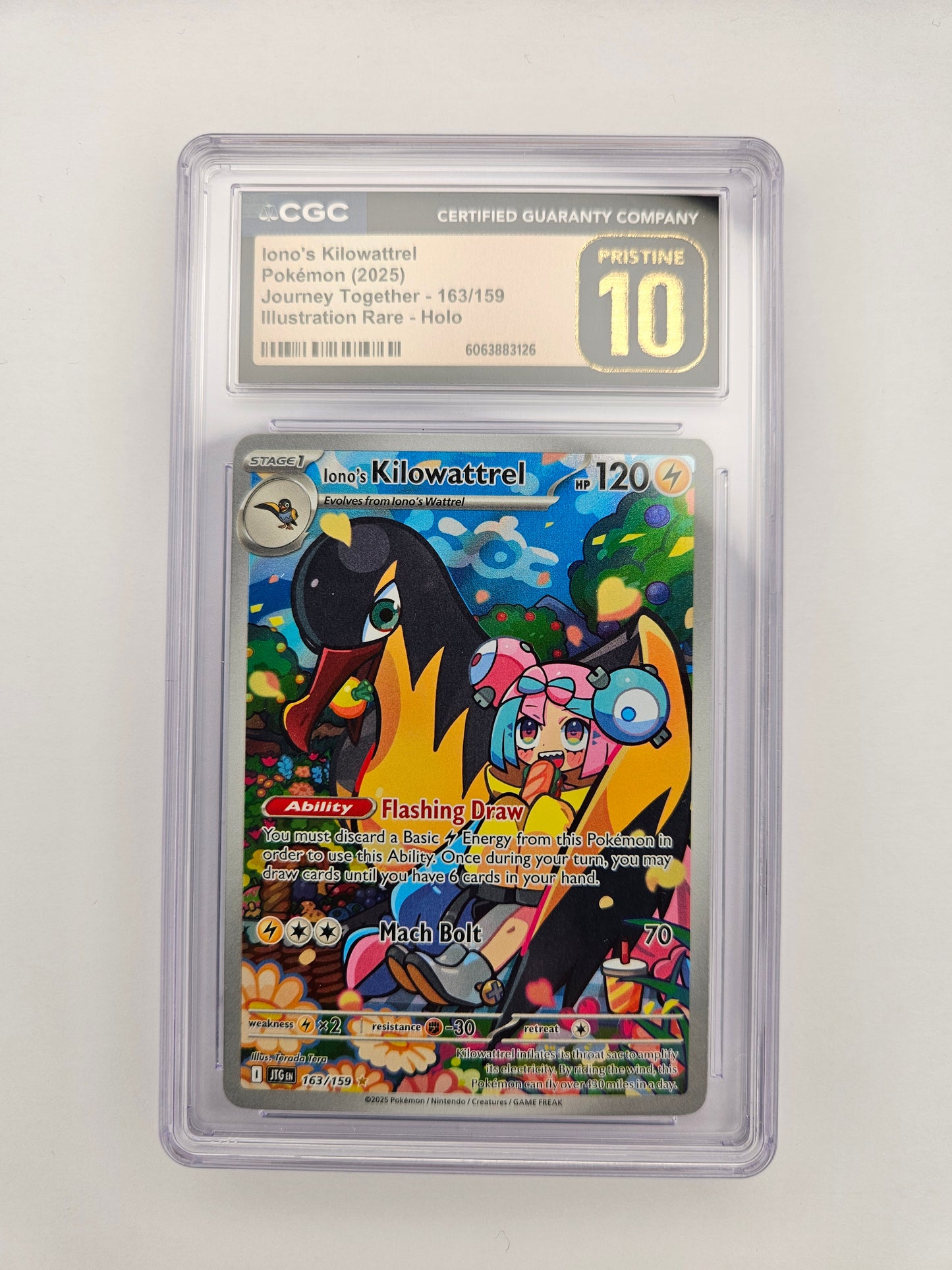 CGC Pristine 10 Iono's Kilowattrel 163/159
