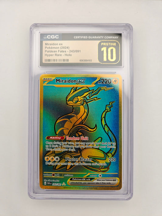 CGC Pristine 10 Miraidon EX 243/091