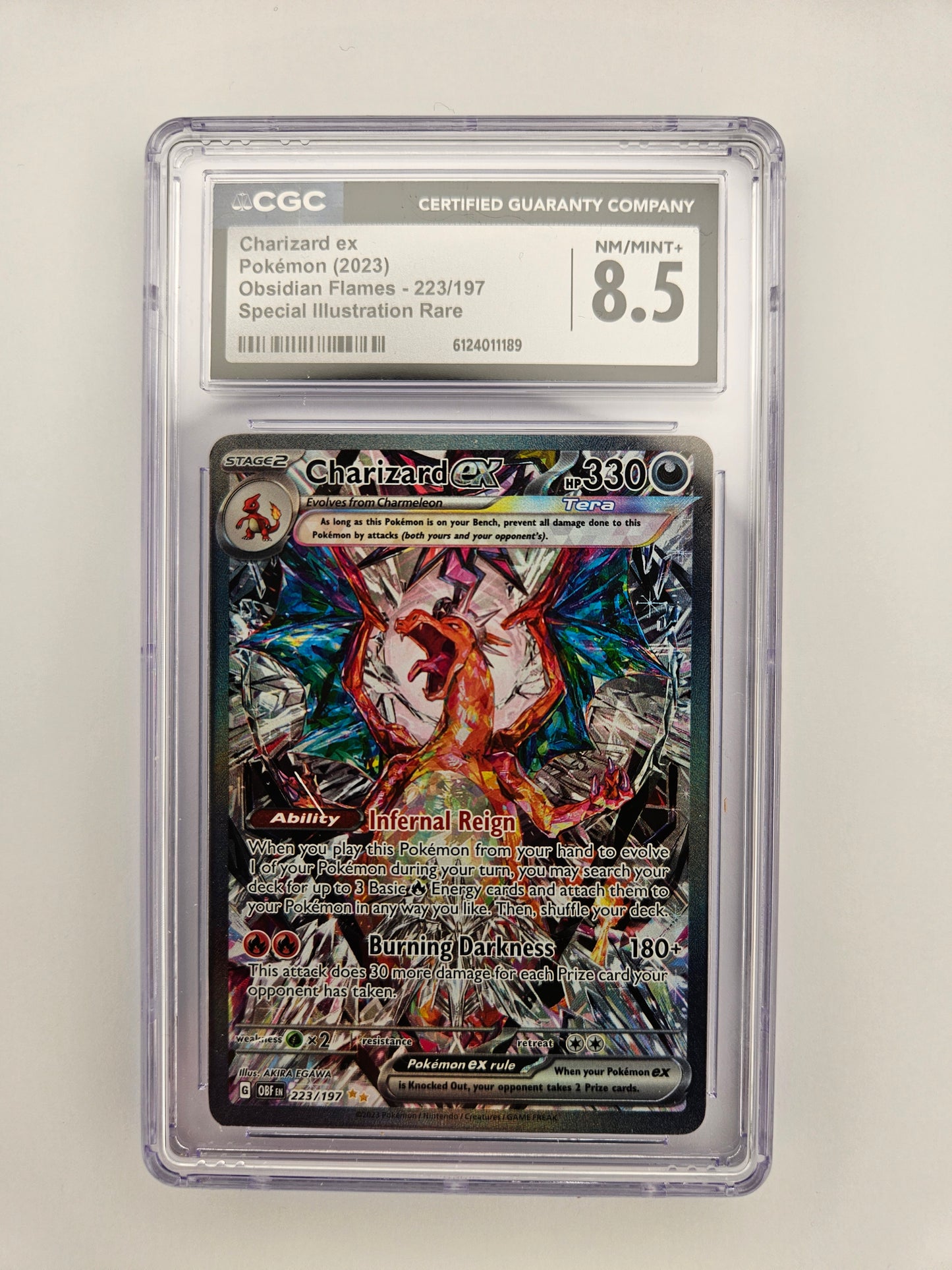CGC 8.5 Charizard EX 223/197