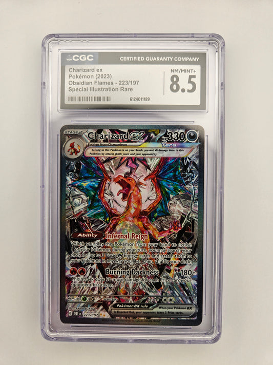CGC 8.5 Charizard EX 223/197