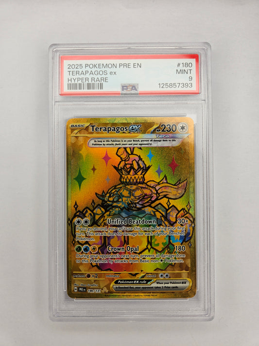 PSA 9 Terapagos EX 180/131