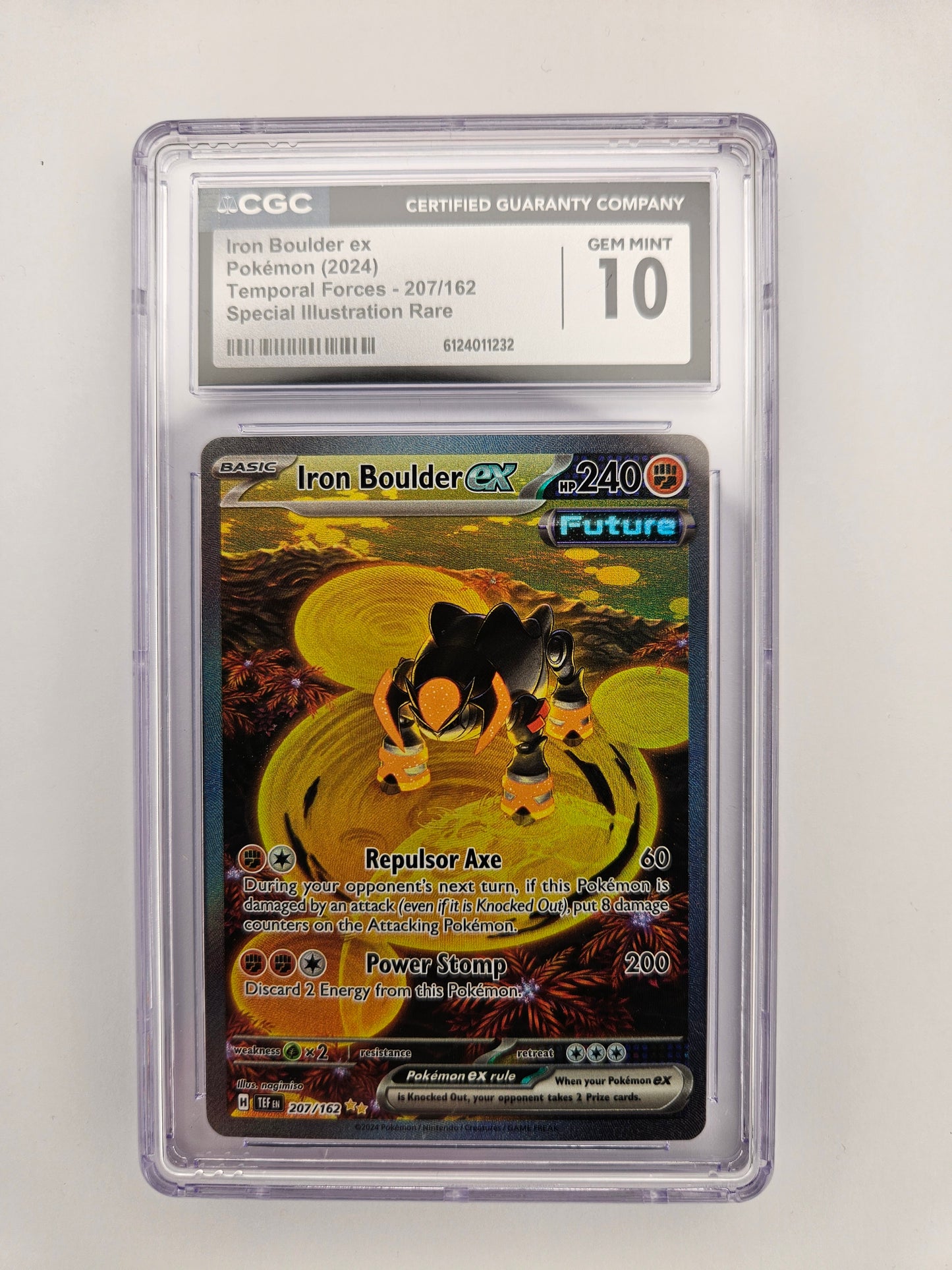 CGC 10 Iron Boulder EX 207/162