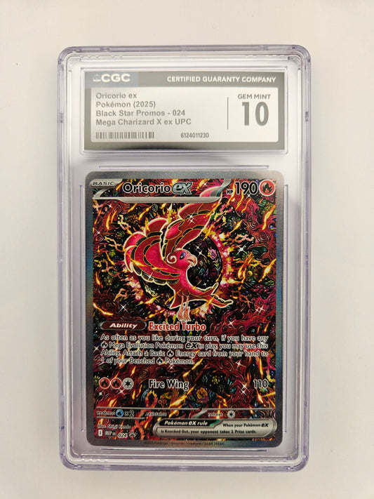 CGC 10 Oricorio EX 024 Promo
