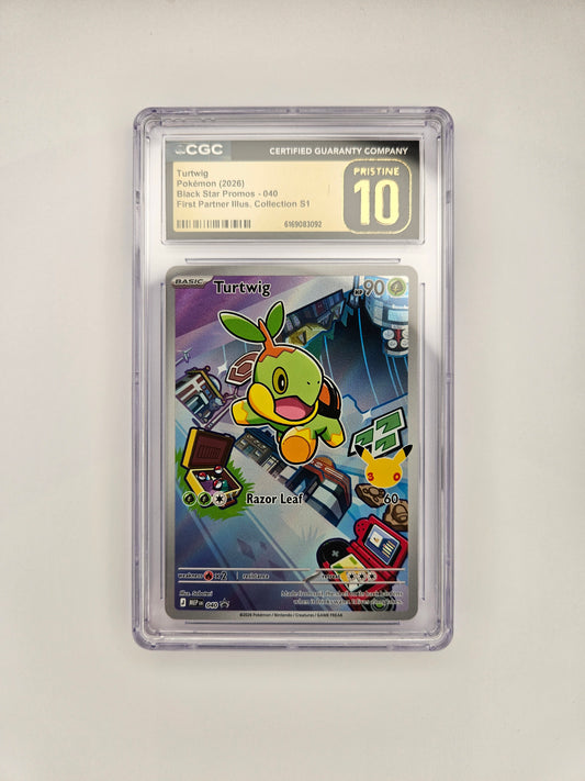 CGC Pristine 10 Turtwig ME 40