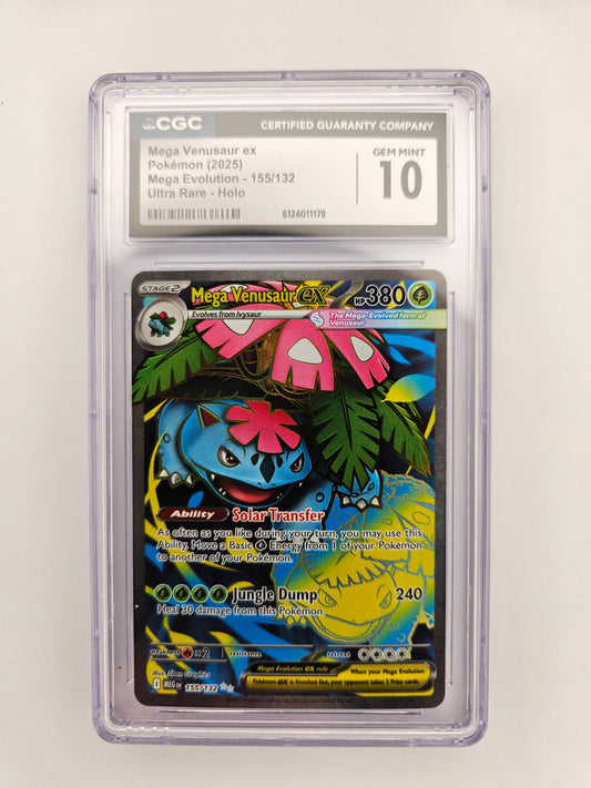 CGC 10 Mega Venusaur EX 155/132