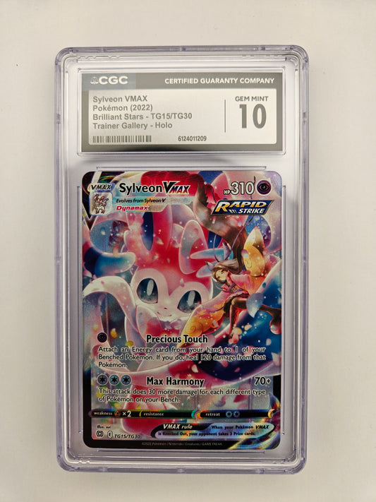 CGC 10 Sylveon Vmax TG15/TG30