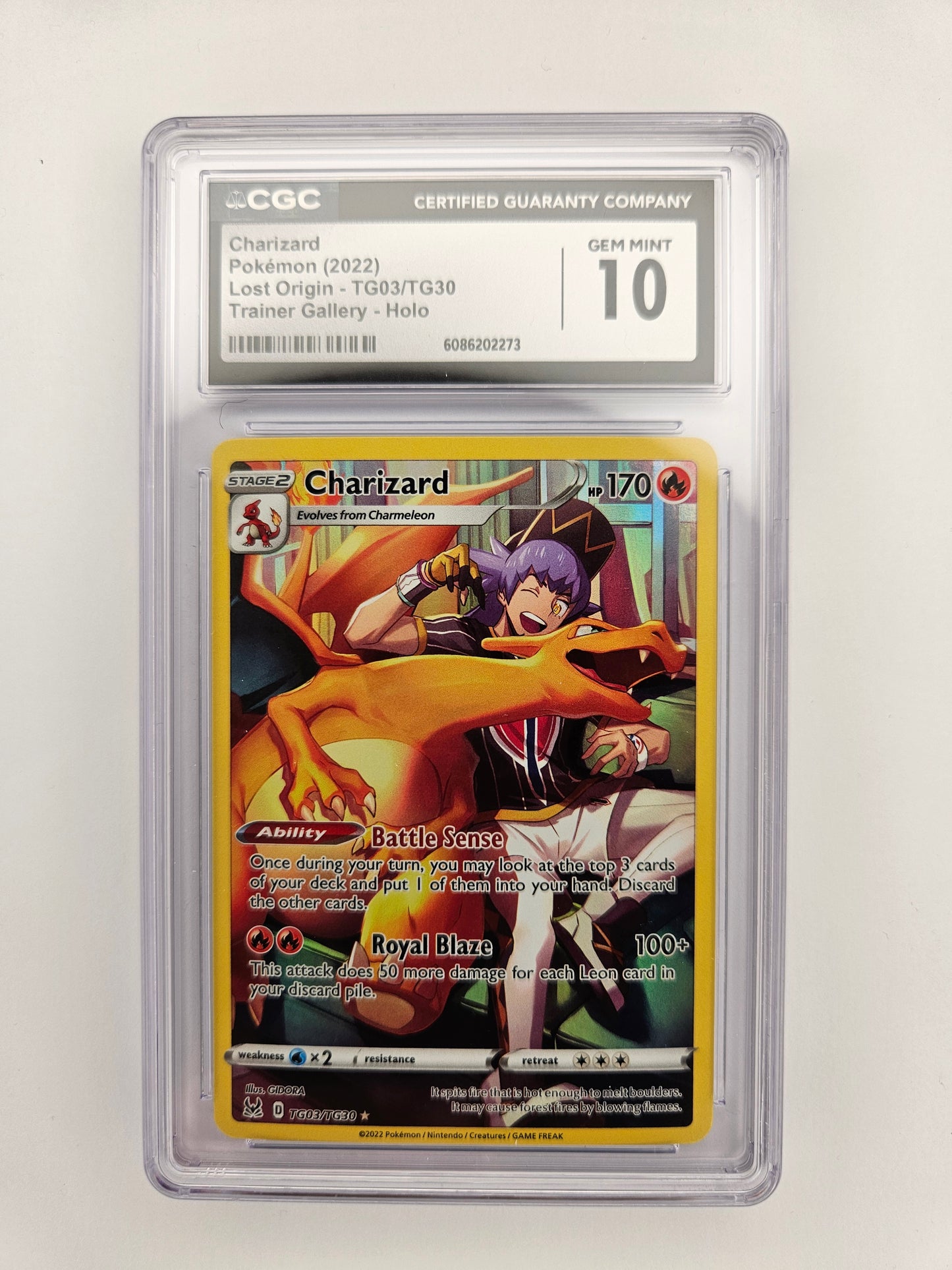 CGC 10 Charizard TG03/TG30