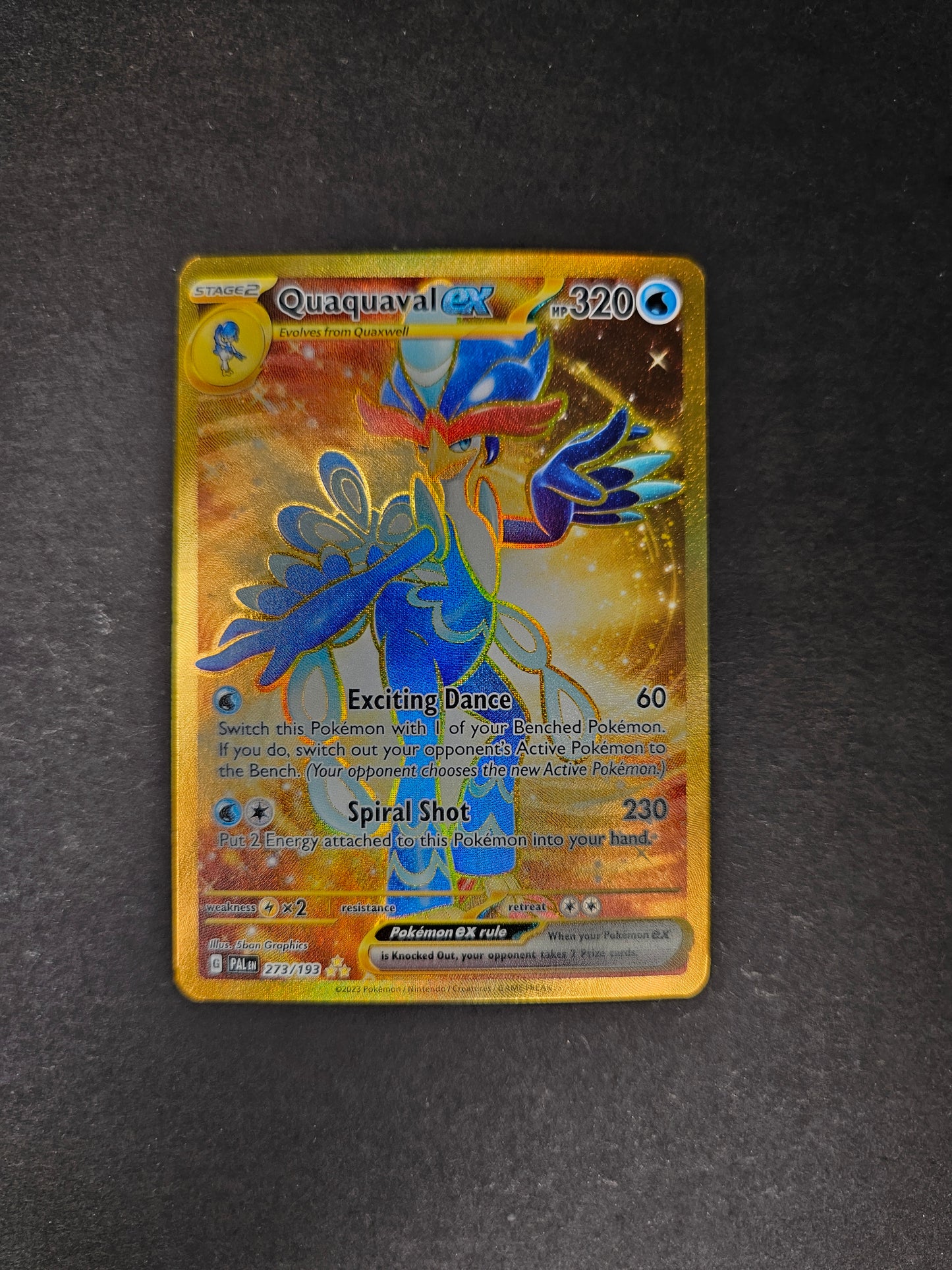 273 Quaquaval EX 273/193 Hyper Rare – Pokélink