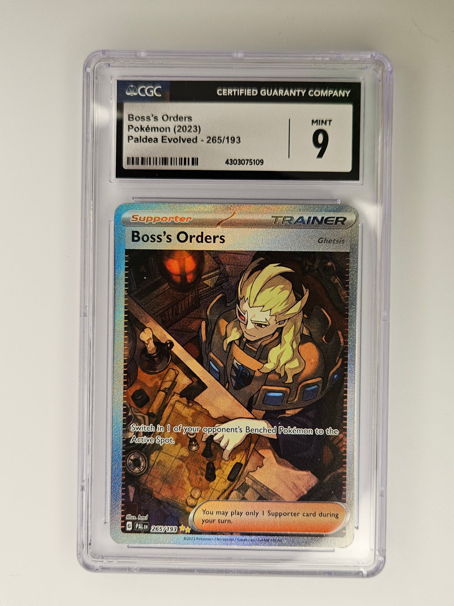 CGC 9 Boss's Orders 265/193