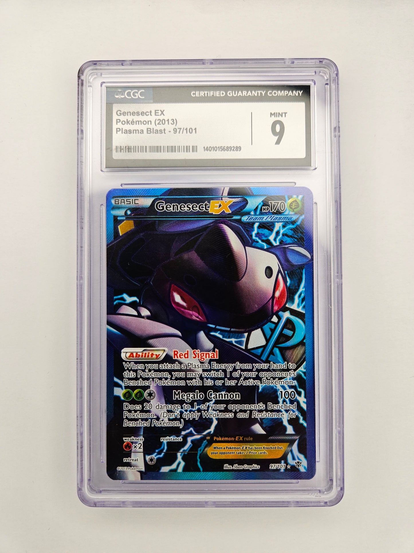 CGC 9 Genesect EX 97/101