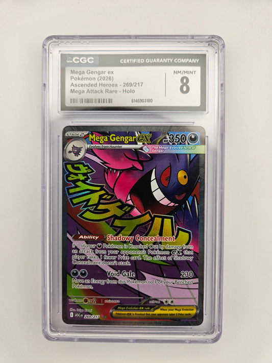 CGC 8 Mega Gengar EX 269/217