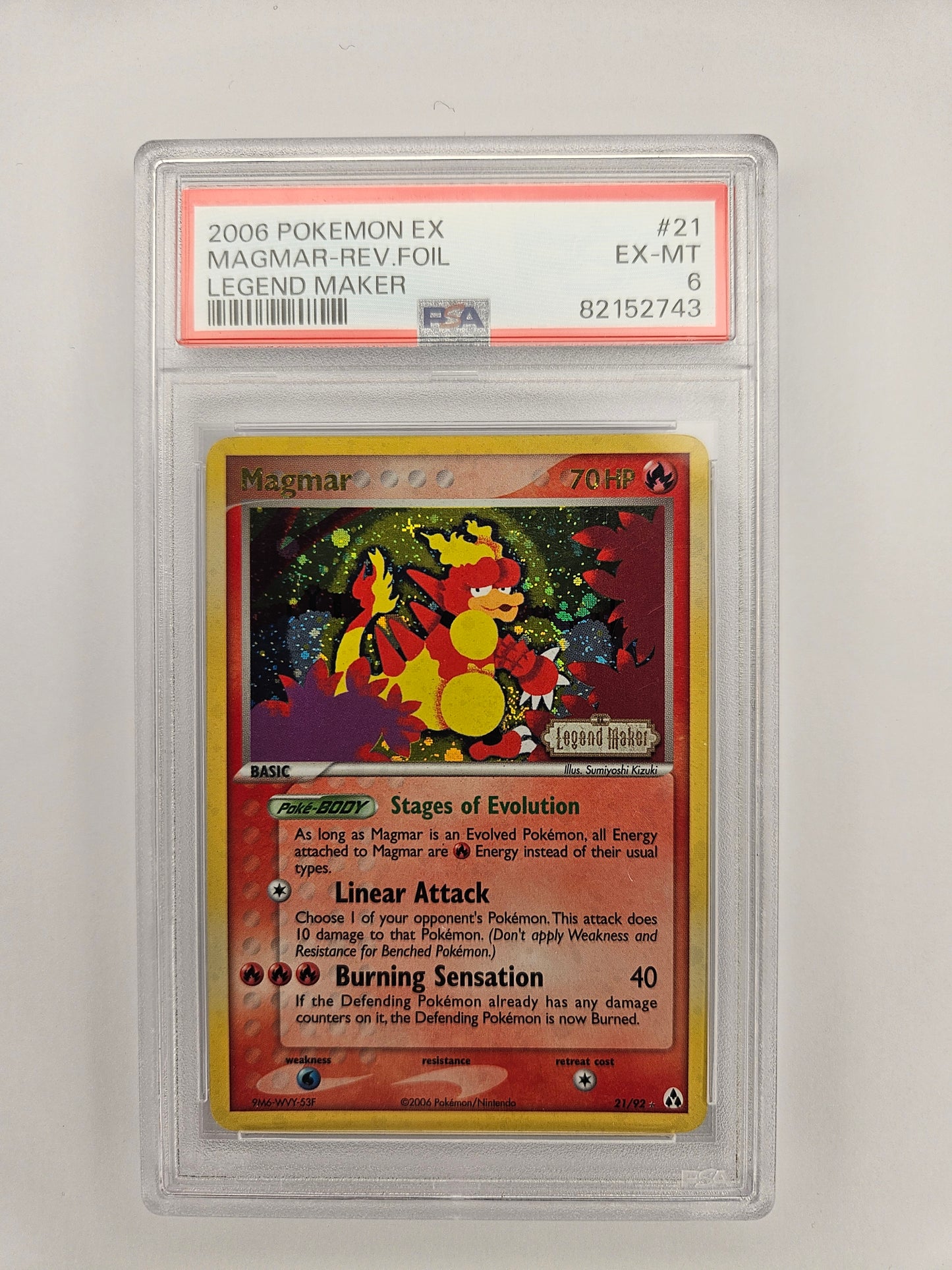 PSA 6 Magmar 21/92