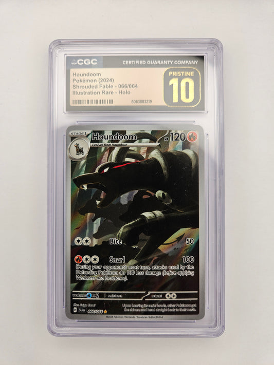 CGC Pristine 10 Houndoom 066/064
