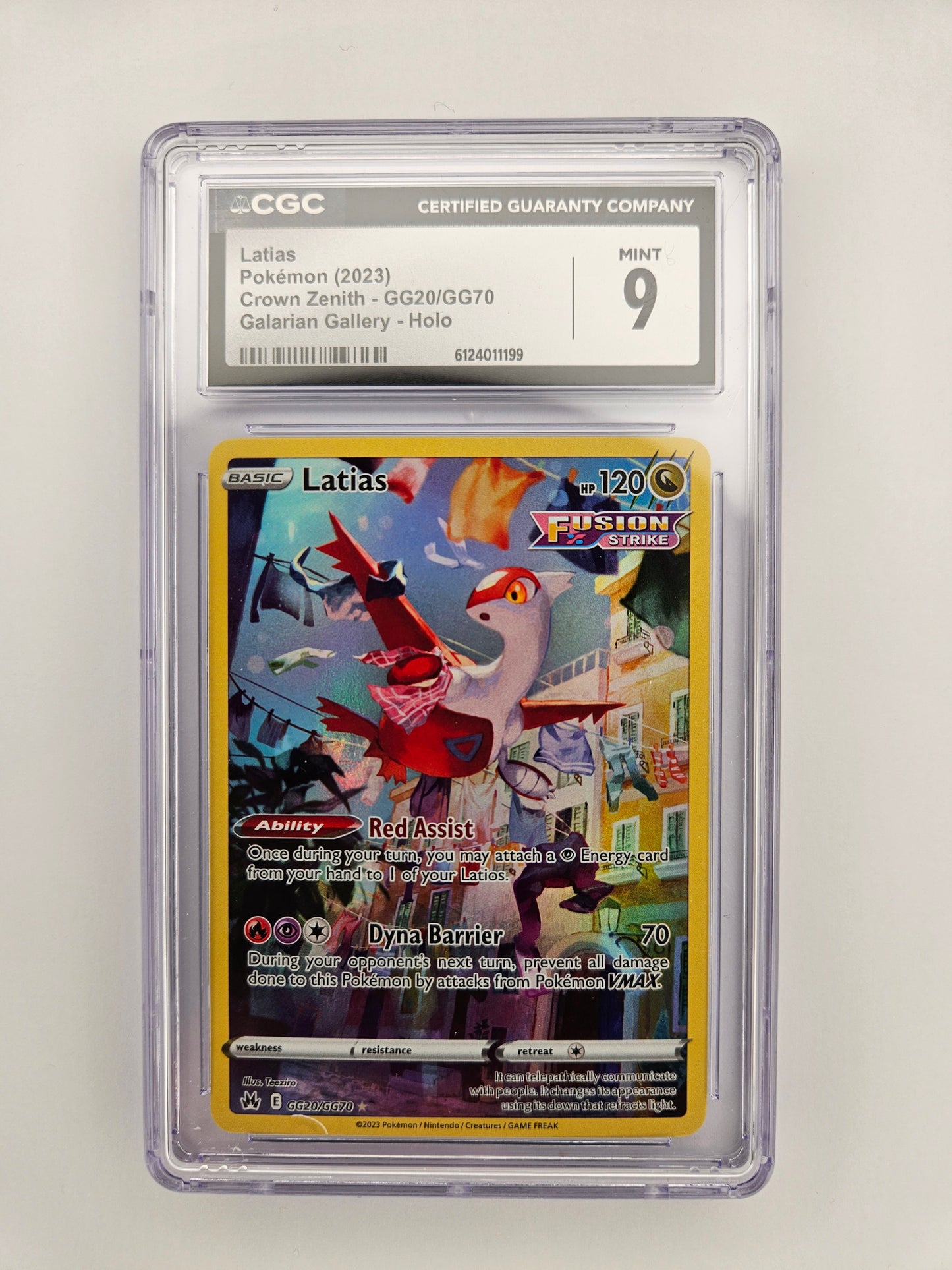 CGC 9 Latias GG20/GG70