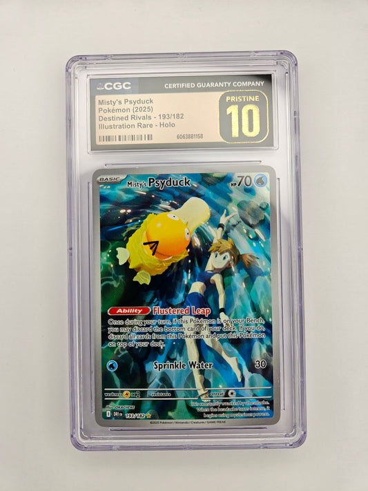 CGC Pristine 10 Misty's Psyduck 193/182