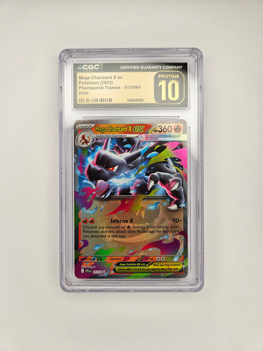 CGC Pristine 10 Mega Charizard X EX 013/094 (1)