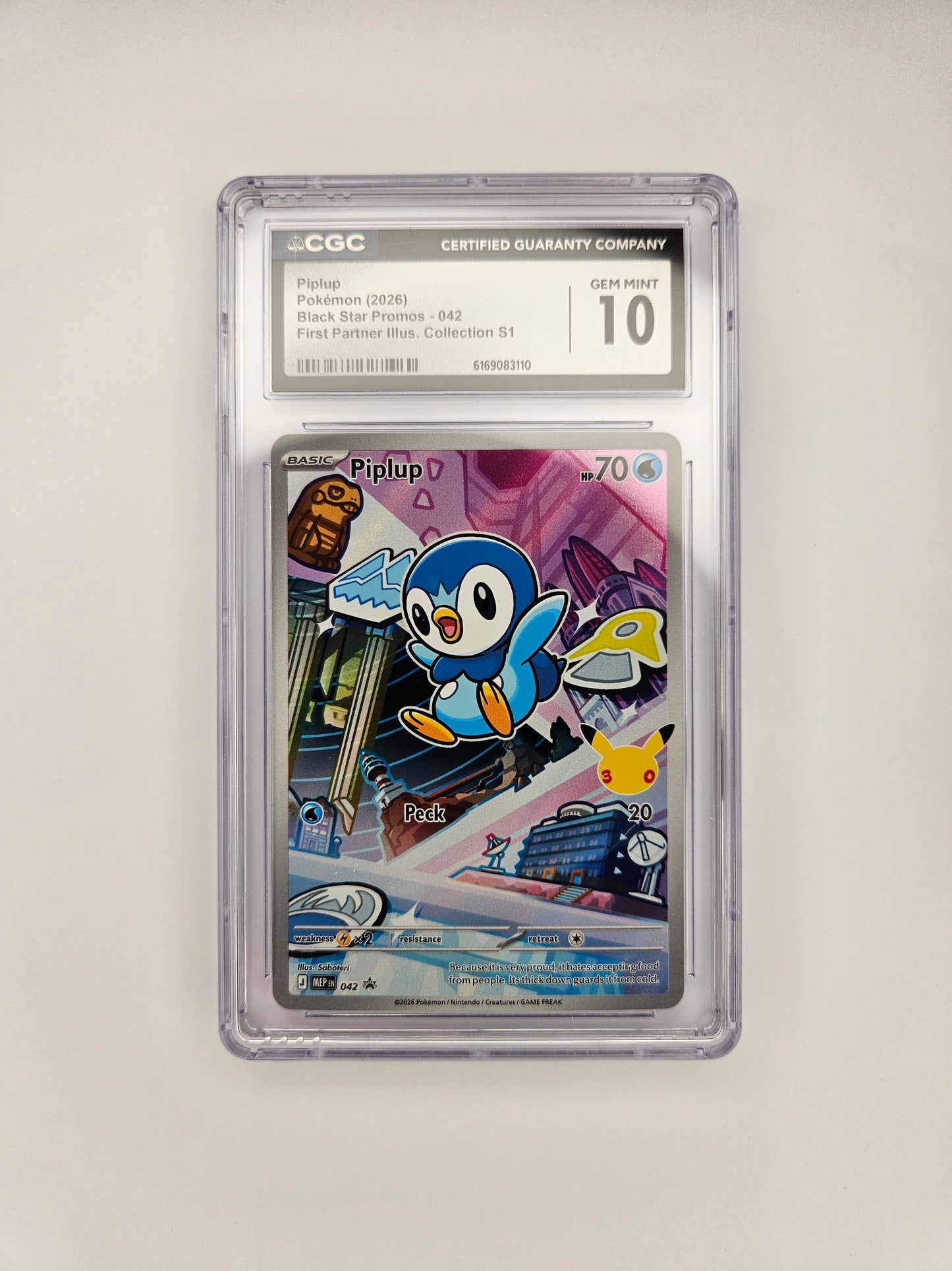CGC 10 Piplup ME 42