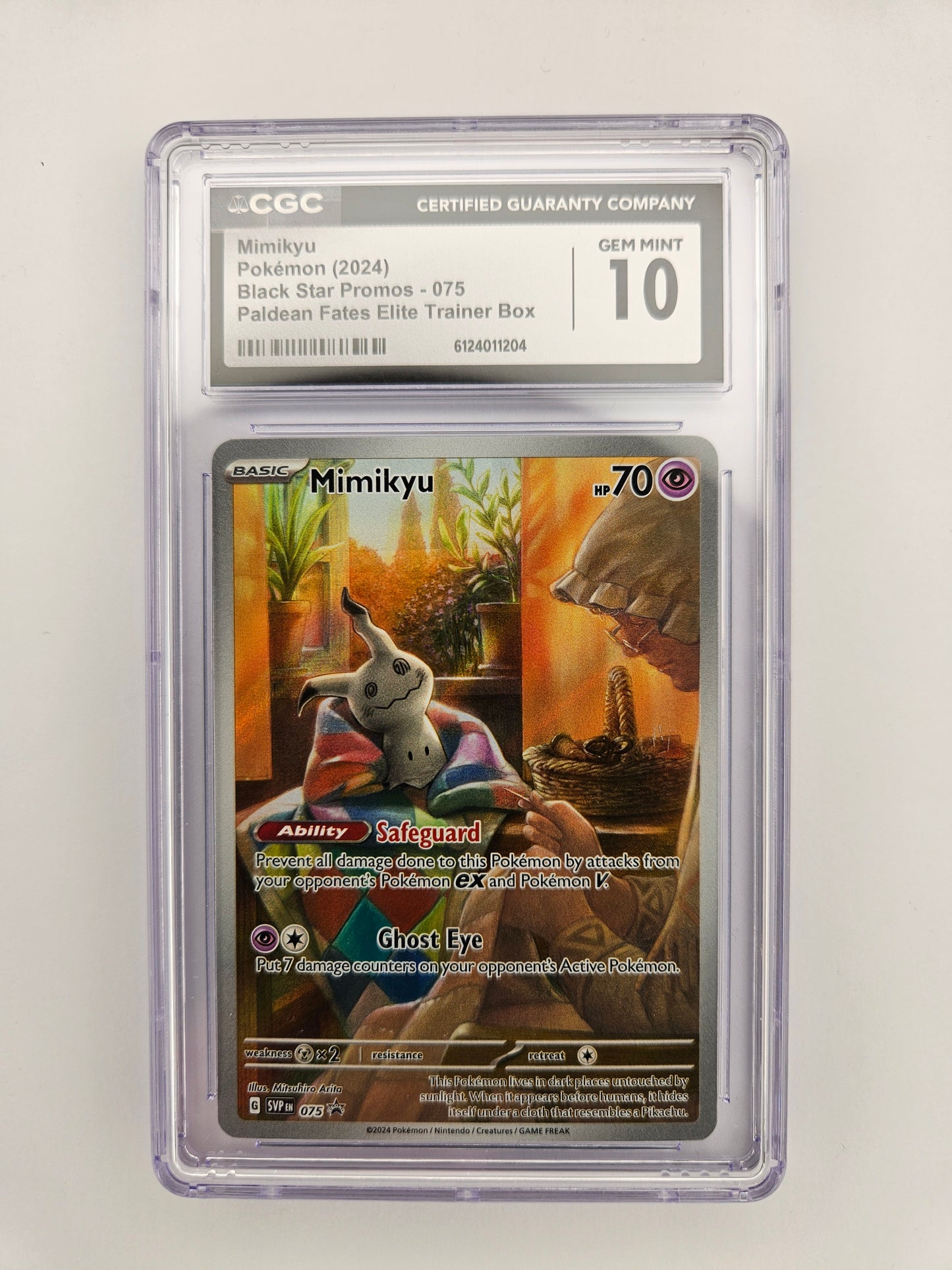 CGC 10 Mimikyu 075 Promo