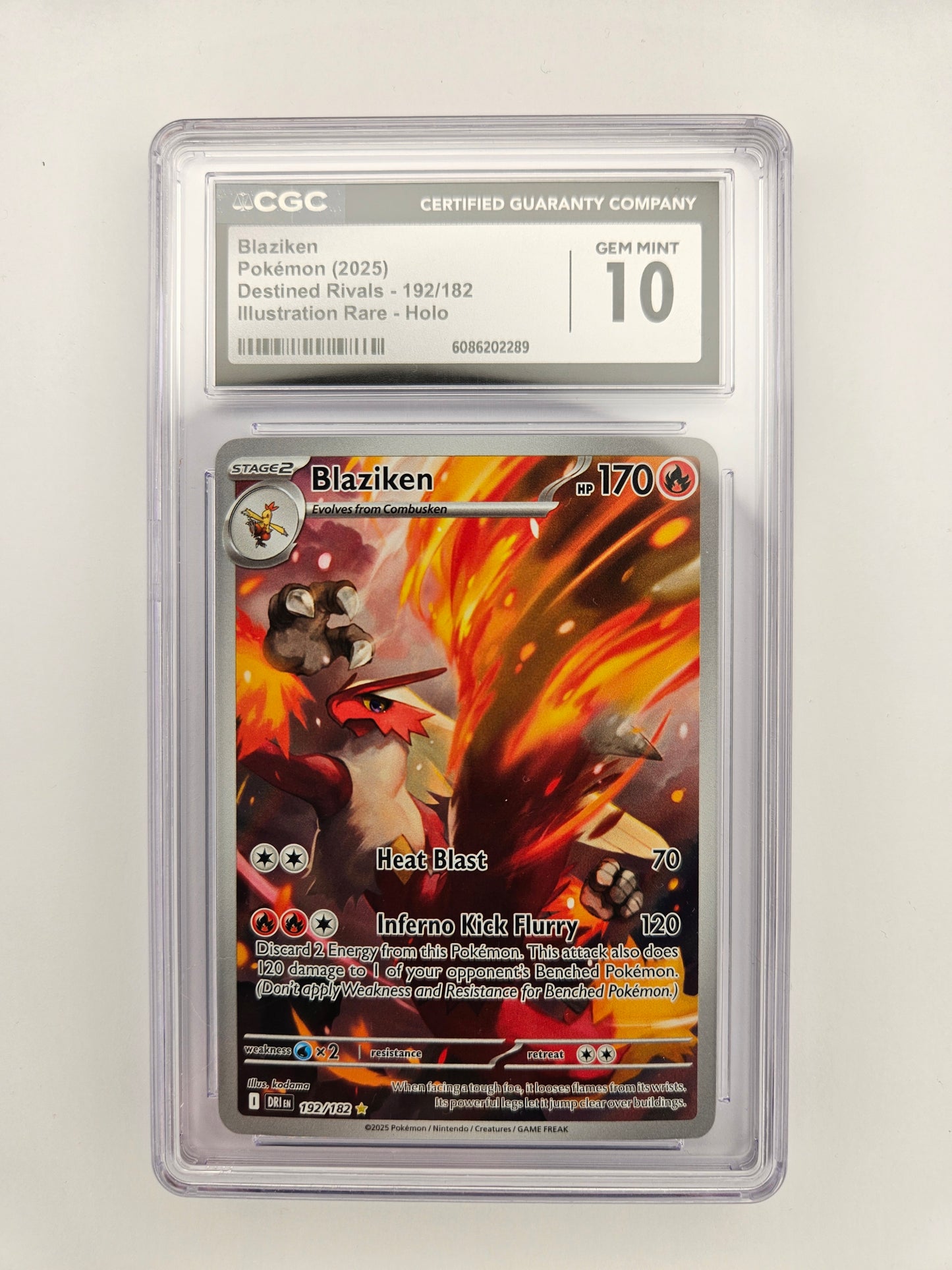CGC 10 Blaziken 192/182