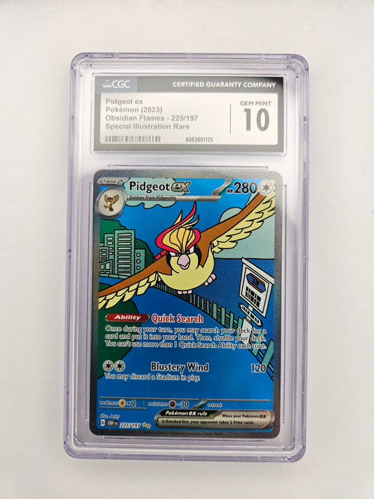 CGC 10 Pidgeot EX 225/197