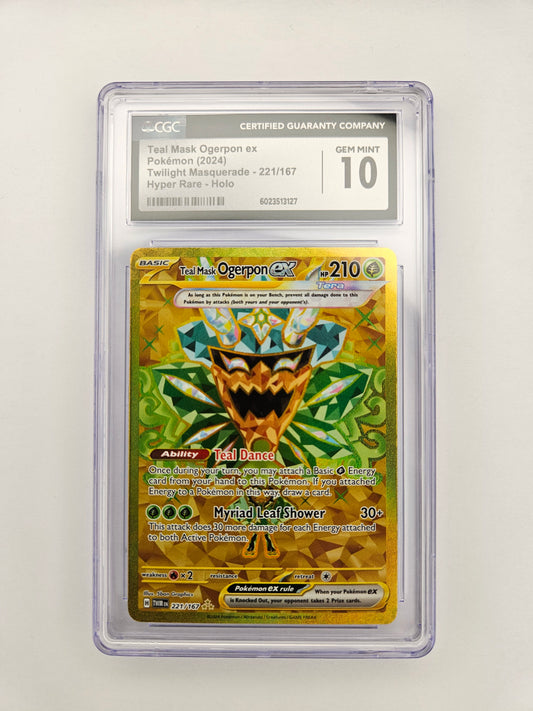 CGC 10 Teal Mask Ogerpon EX 221/167