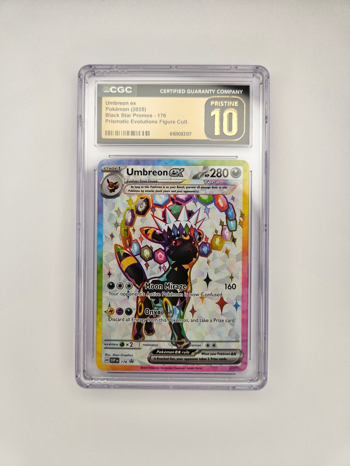 CGC Pristine 10 Umbreon EX SV 176 (1)