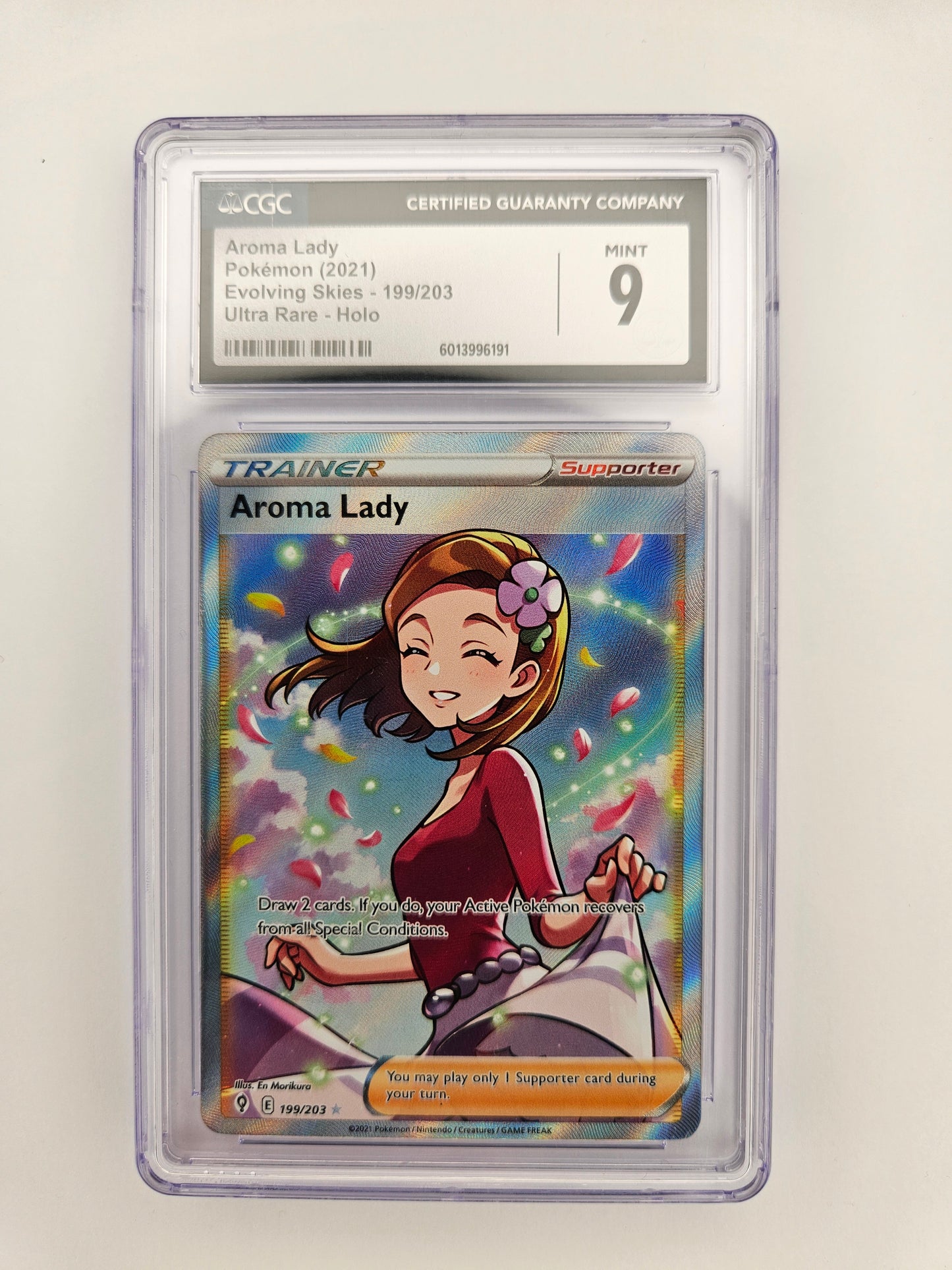 CGC 9 Aroma Lady 199/203