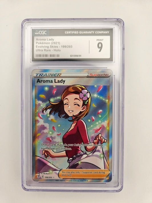 CGC 9 Aroma Lady 199/203