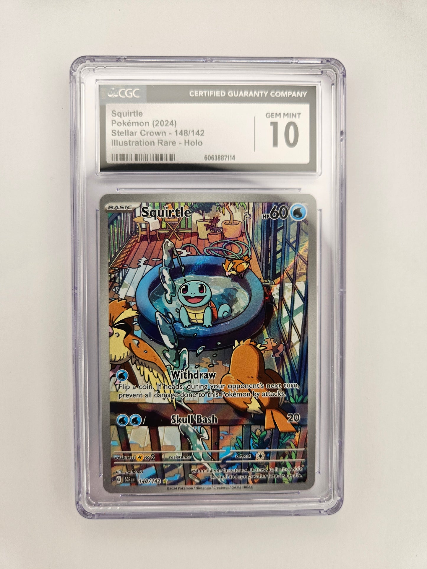 CGC 10 Squirtle 148/142