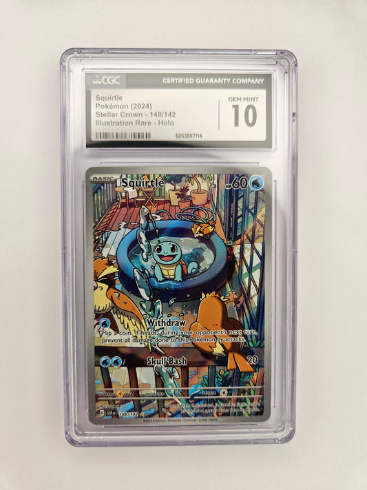 CGC 10 Squirtle 148/142