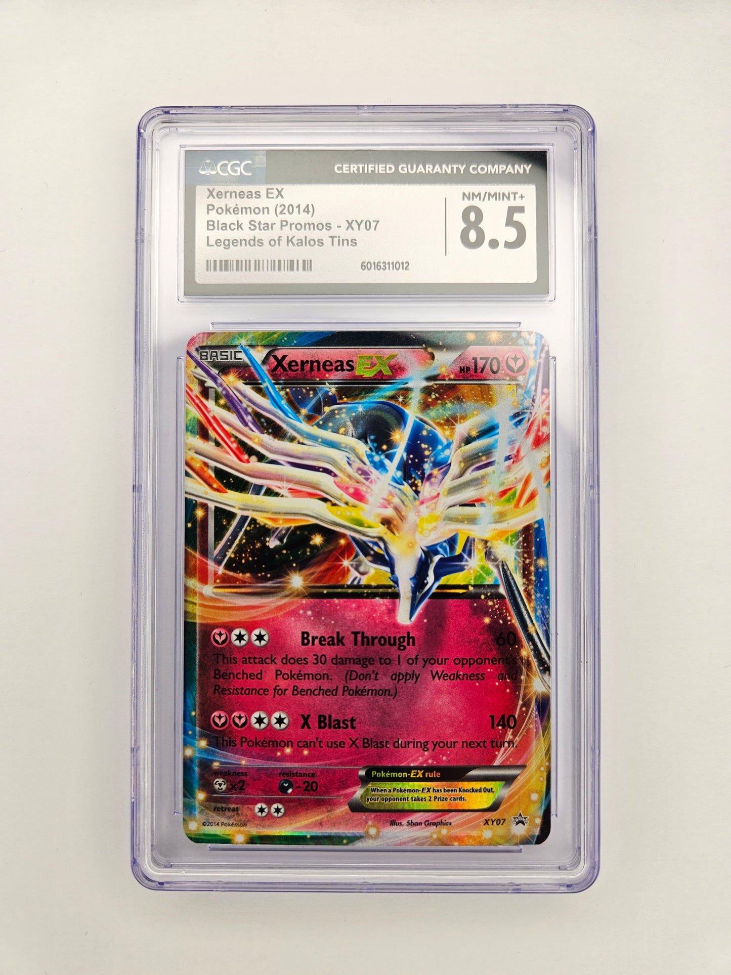 CGC 8.5 Xerneas EX XY07 Promo