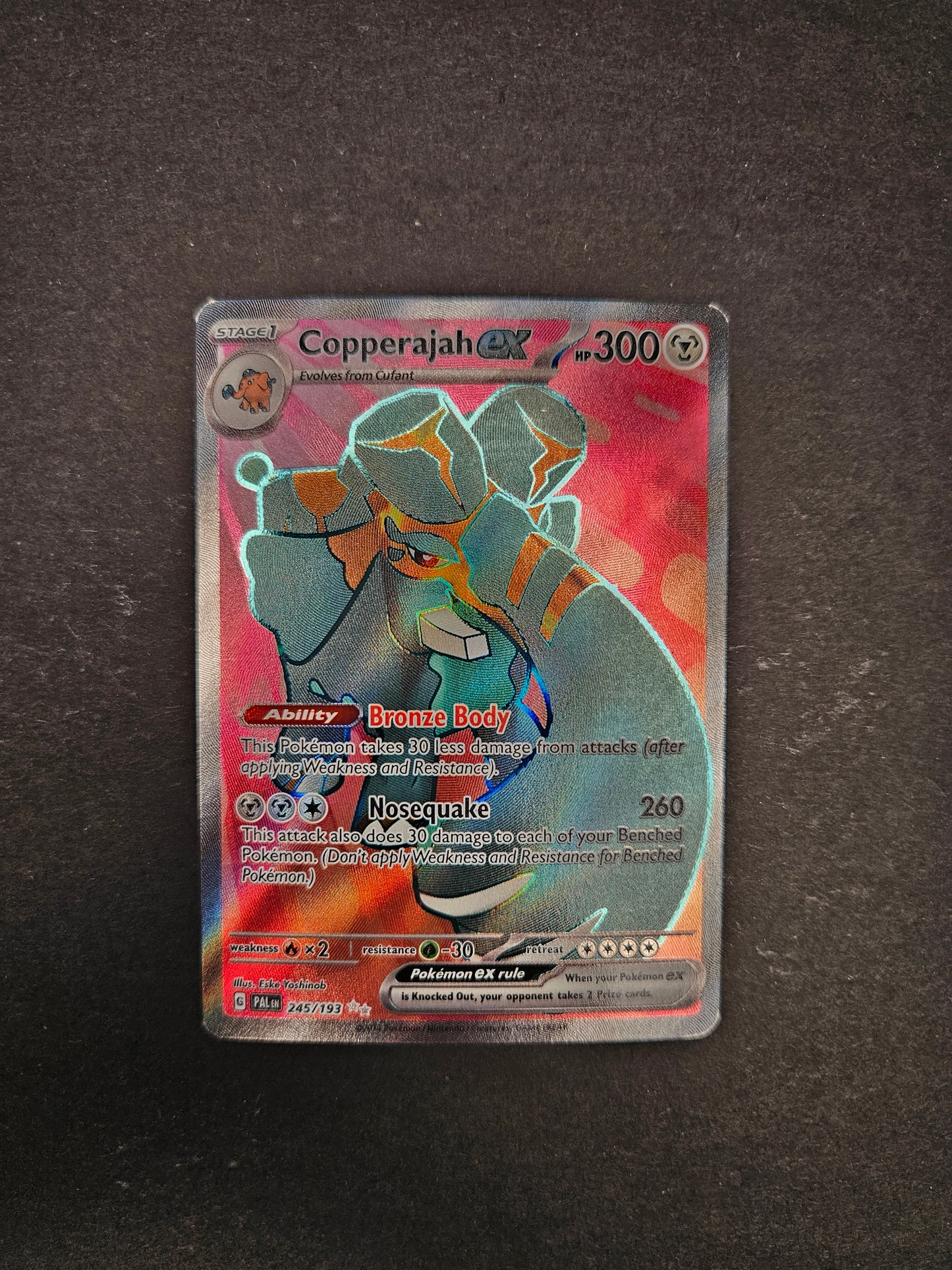 #245 Copperajah EX 245/193 Ultra Rare