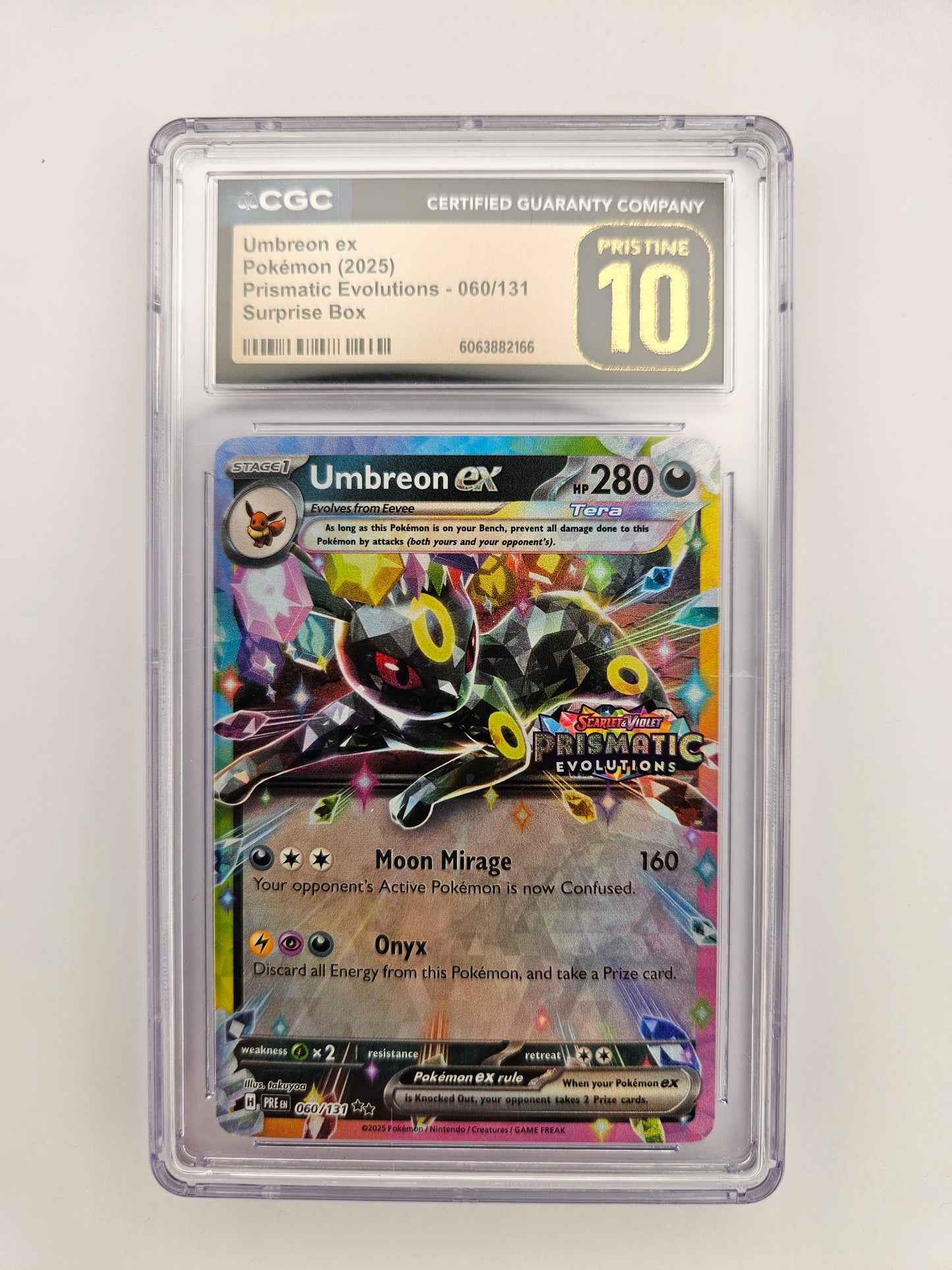 CGC Pristine 10 Umbreon EX [Stamped] 060/131