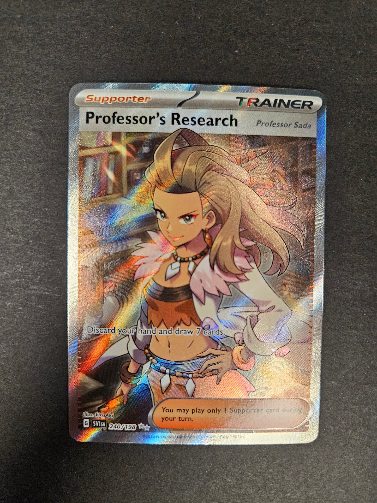 #240 Professor's Research 240/198 Ultra Rare Trainer