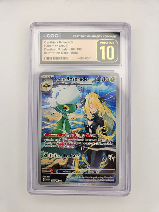 CGC Pristine 10 Cynthia's Roserade 184/182