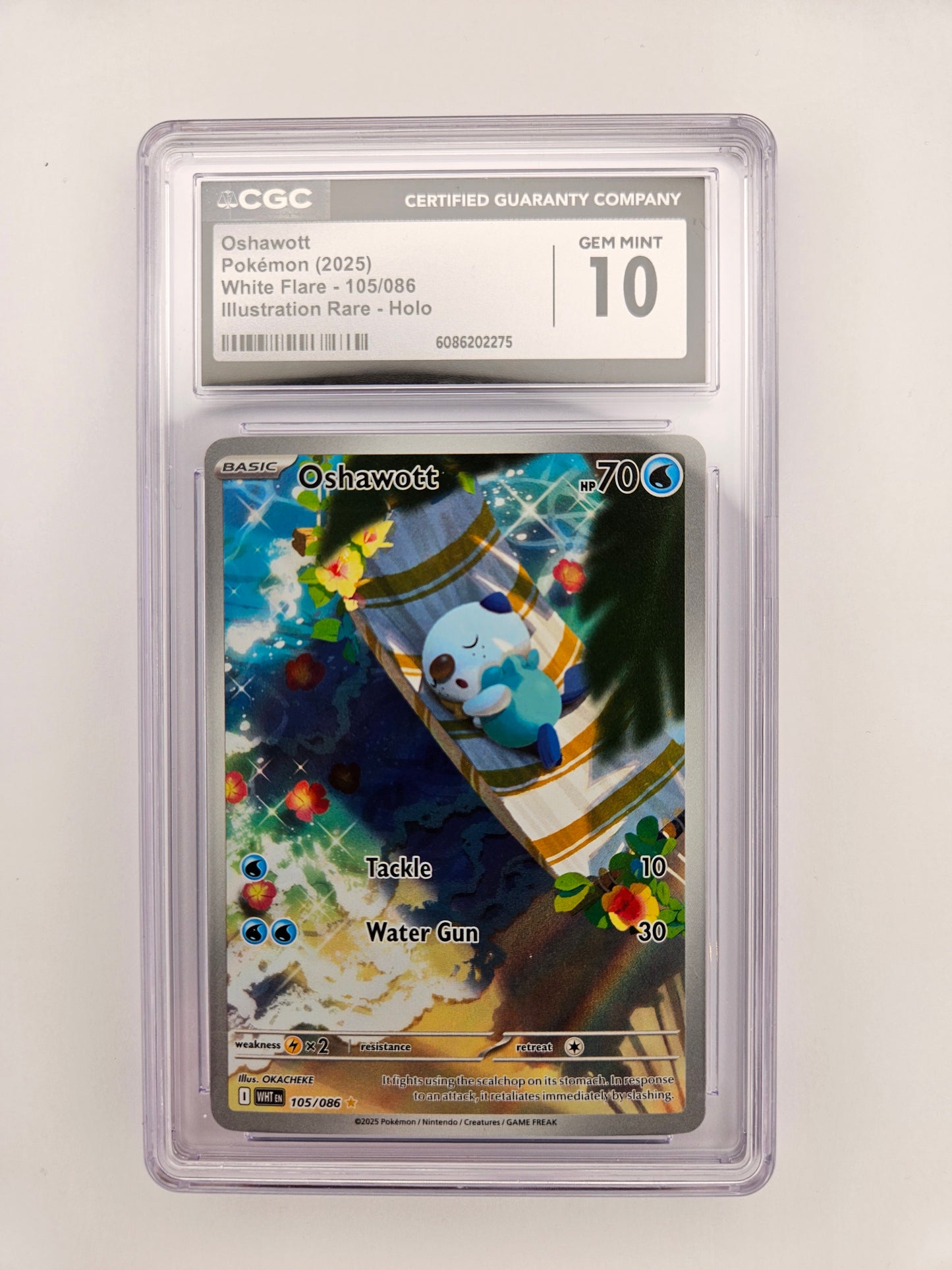 CGC 10 Oshawott 105/086