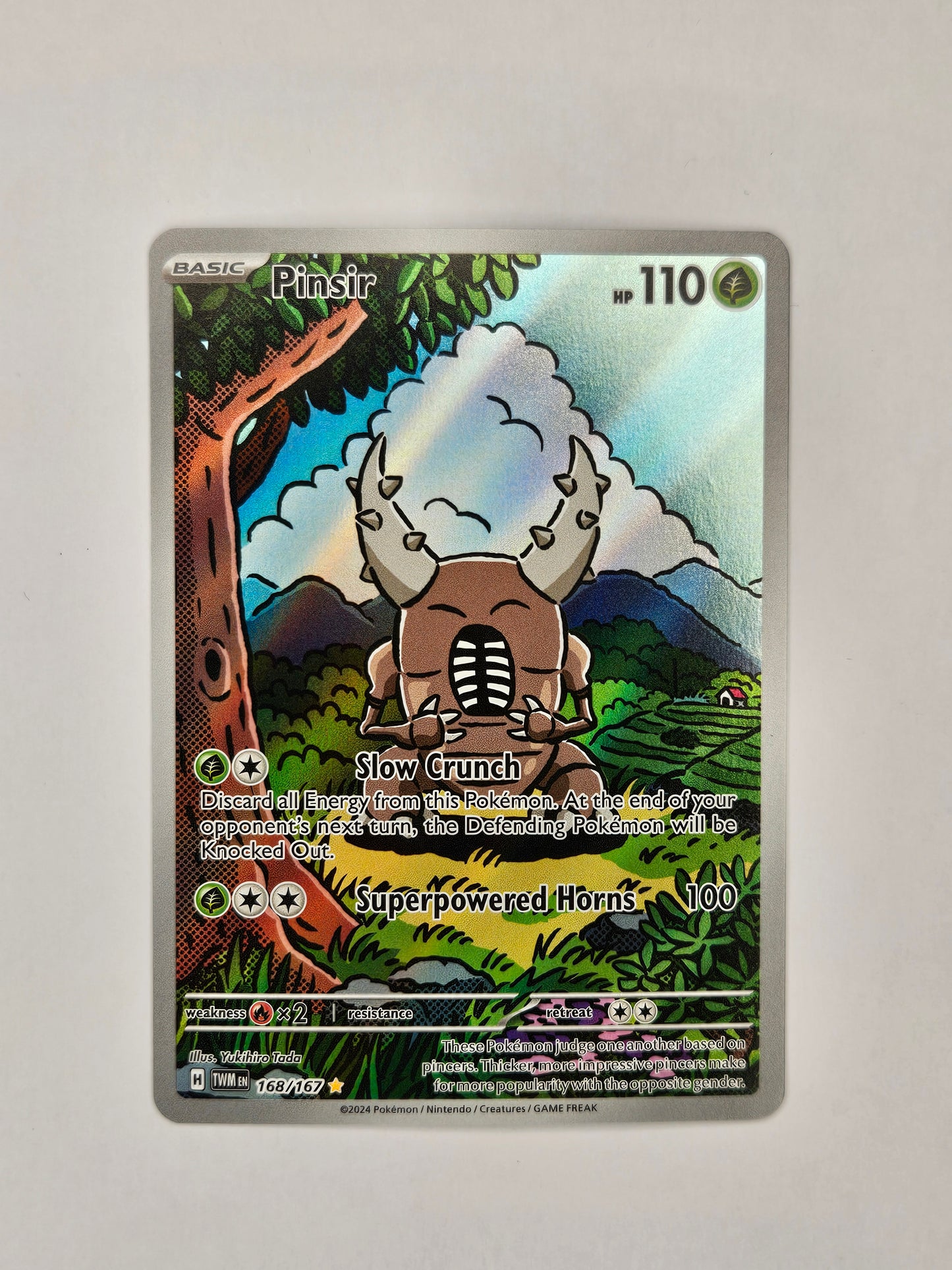 #168 Pinsir 168/167 Illustration Rare
