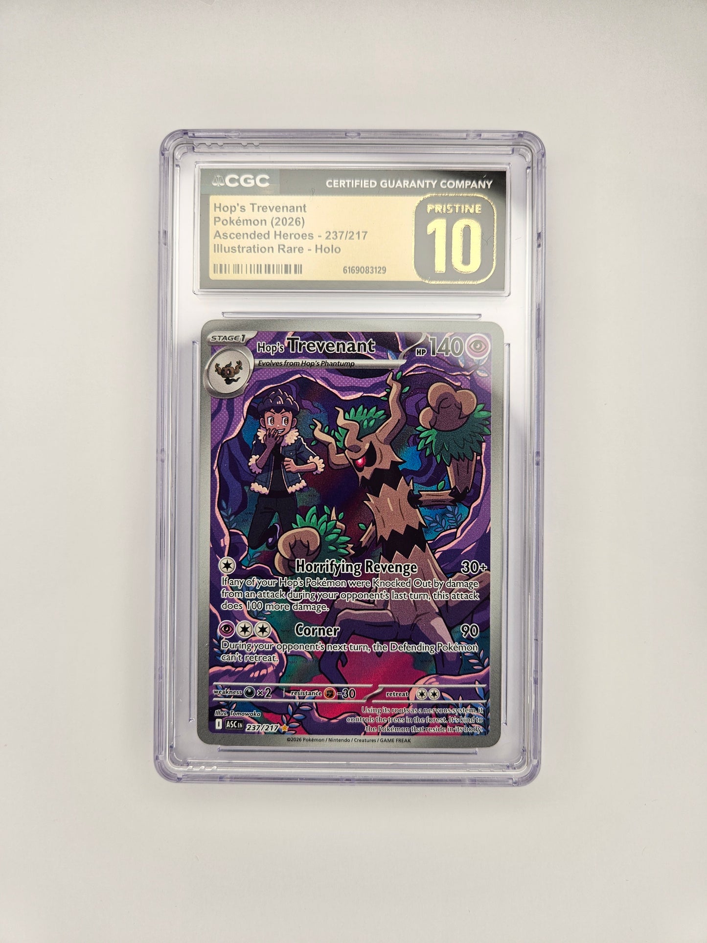 CGC Pristine 10 Hop's Trevenant 237/217