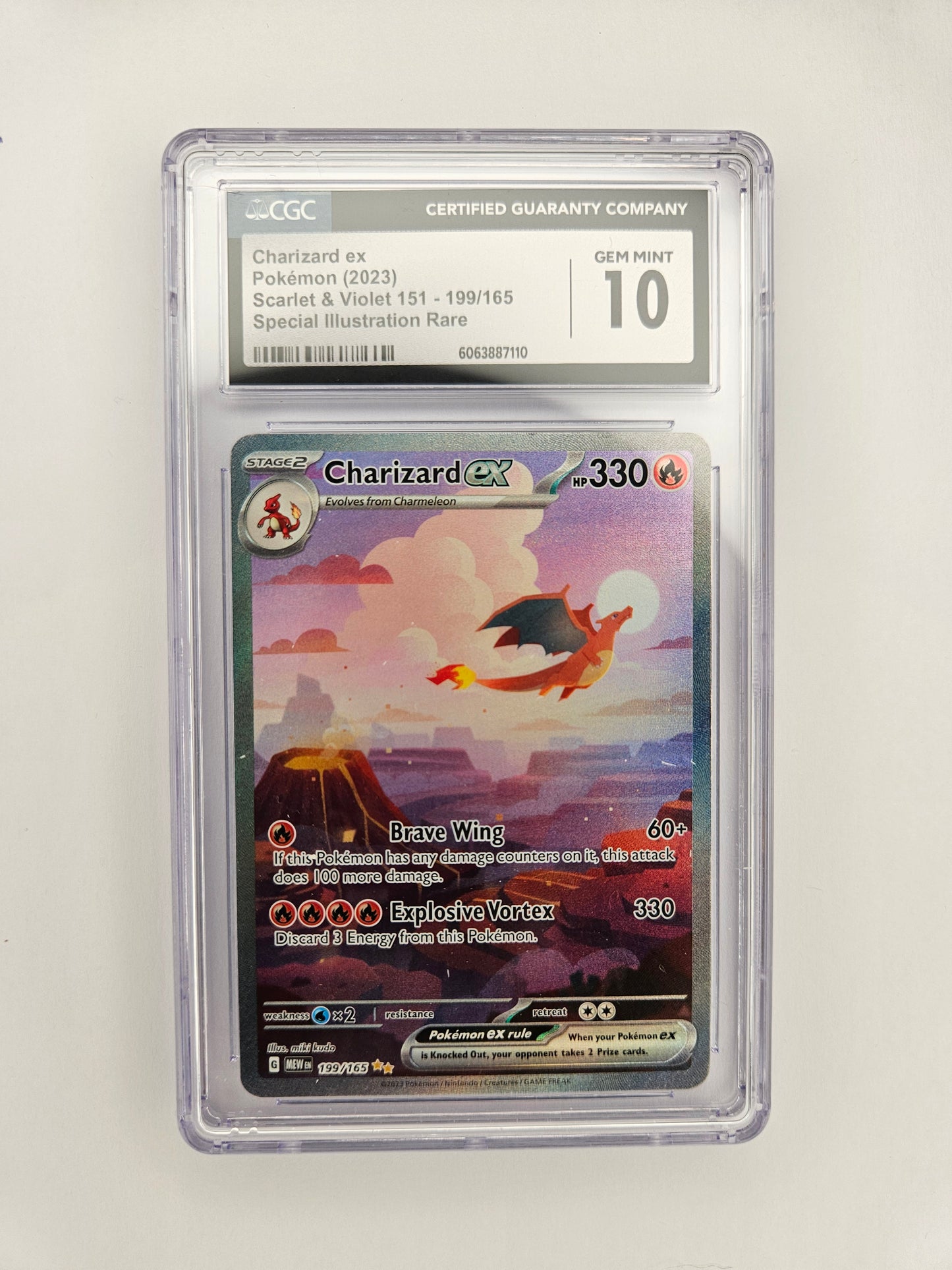 CGC 10 Charizard EX 199/165