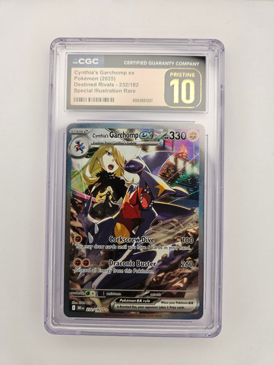 CGC Pristine 10 Cynthia's Garchomp EX 232/182