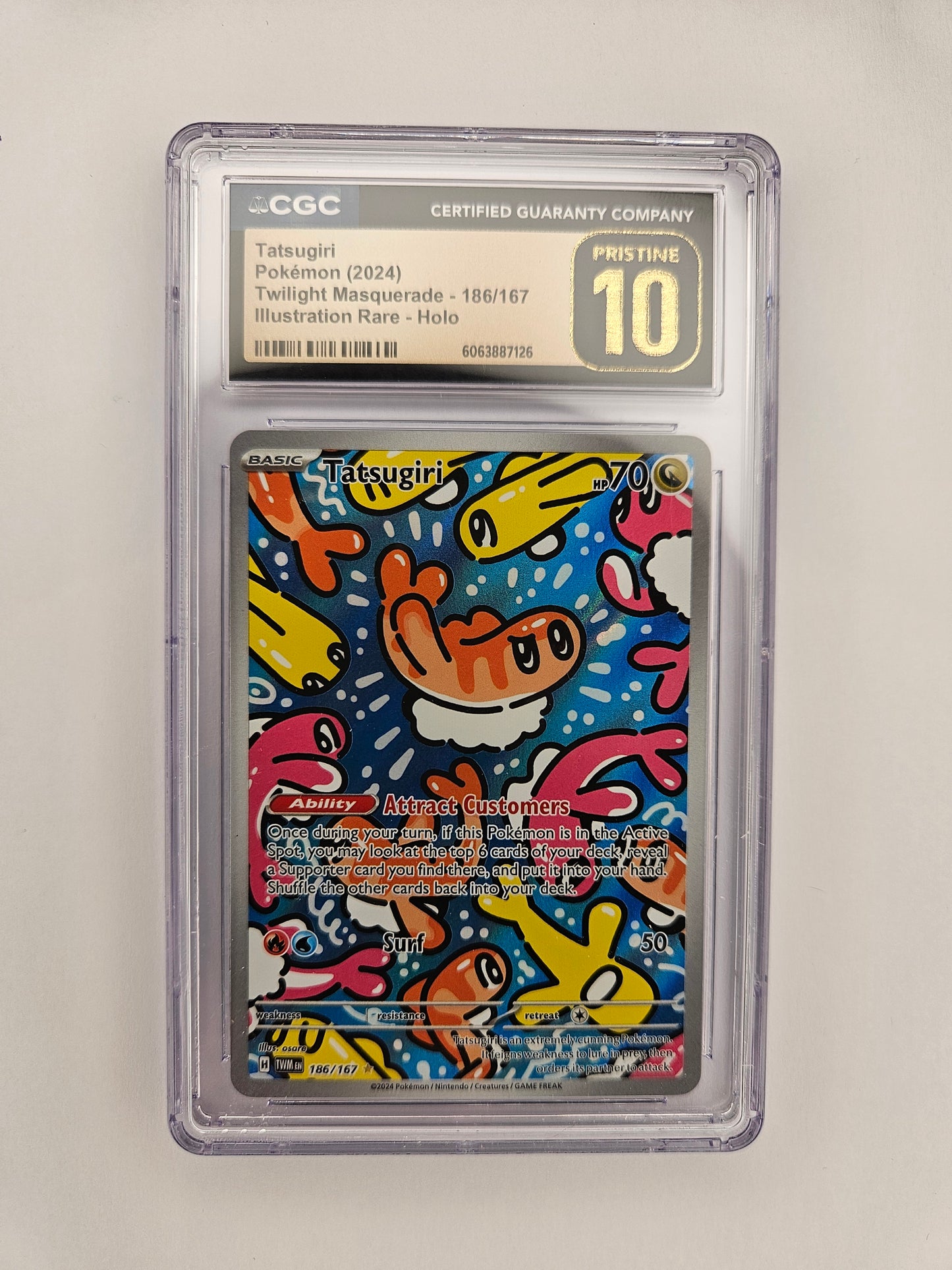 CGC Pristine 10 Tatsugiri 186/167