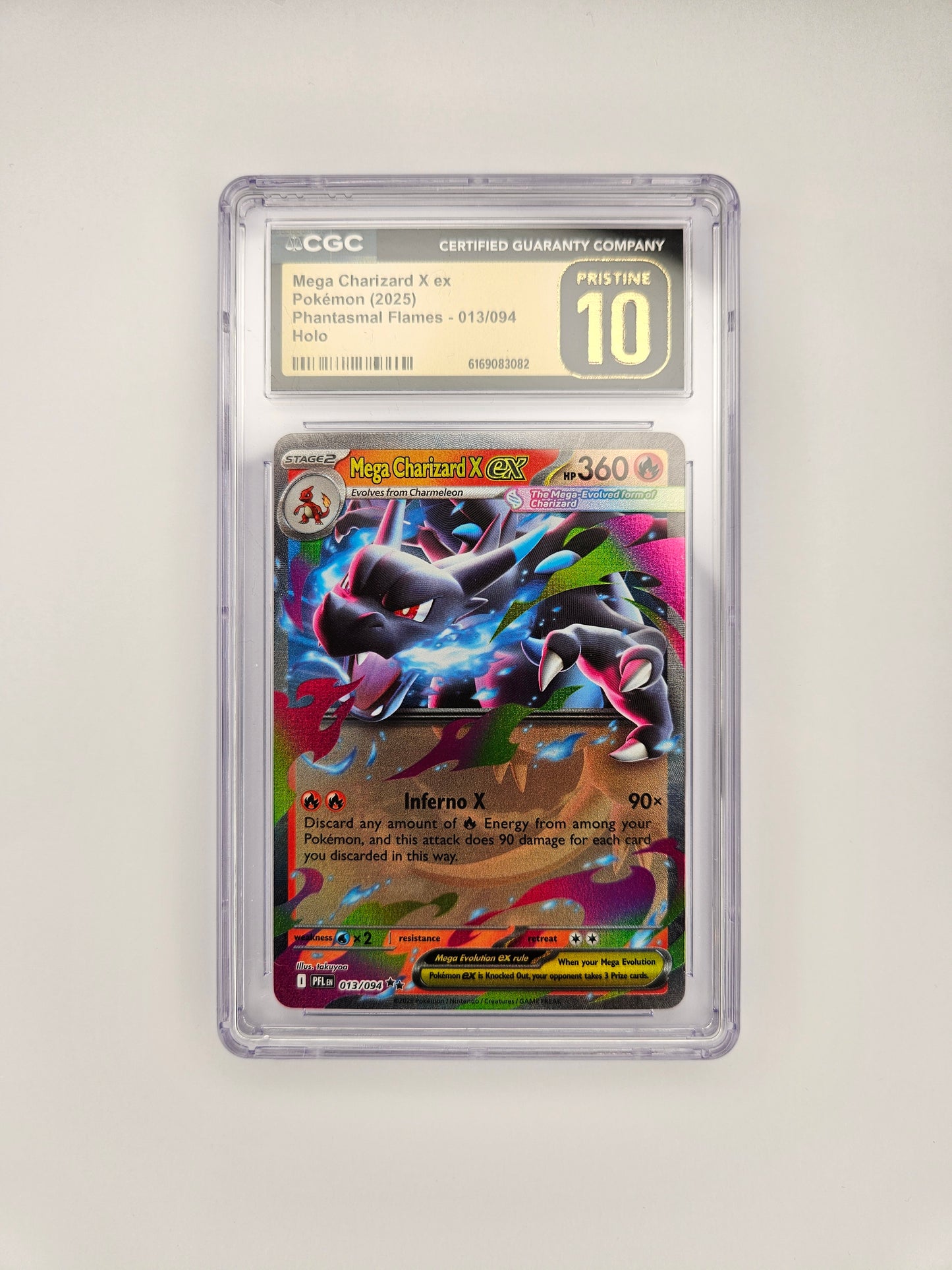 CGC Pristine 10 Mega Charizard X EX 013/094 (2)
