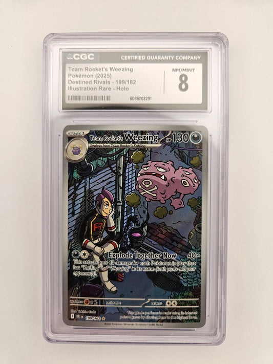 CGC 8 Team Rocket's Weezing 199/182