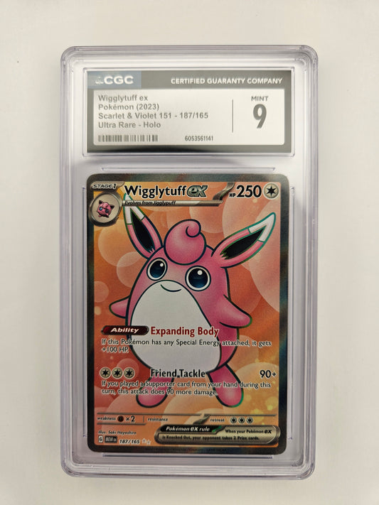 CGC 9 Wigglytuff EX 187/165