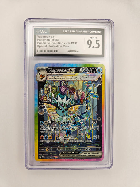 CGC 9.5 Vaporeon EX 149/131