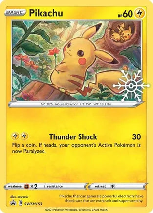 SWSH153 Pikachu (Holiday Calendar) Promo